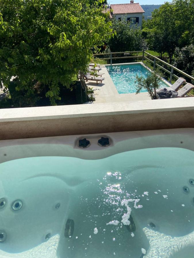 Wellness House Oliva With Heated Salt Water Pool, Sauna & Jakuzzi Labin  Exteriör bild