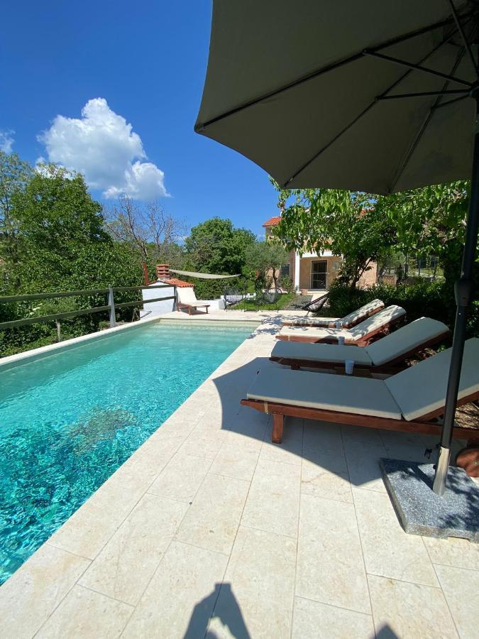 Wellness House Oliva With Heated Salt Water Pool, Sauna & Jakuzzi Labin  Exteriör bild